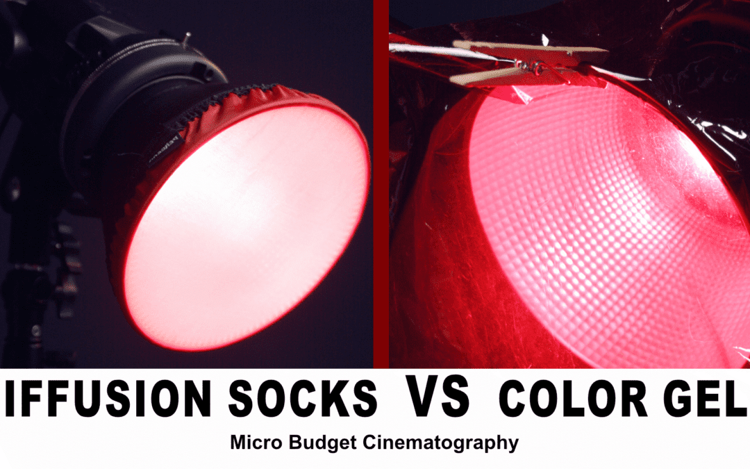 Diffusion Socks VS Color Gels Lighting Samples – Video